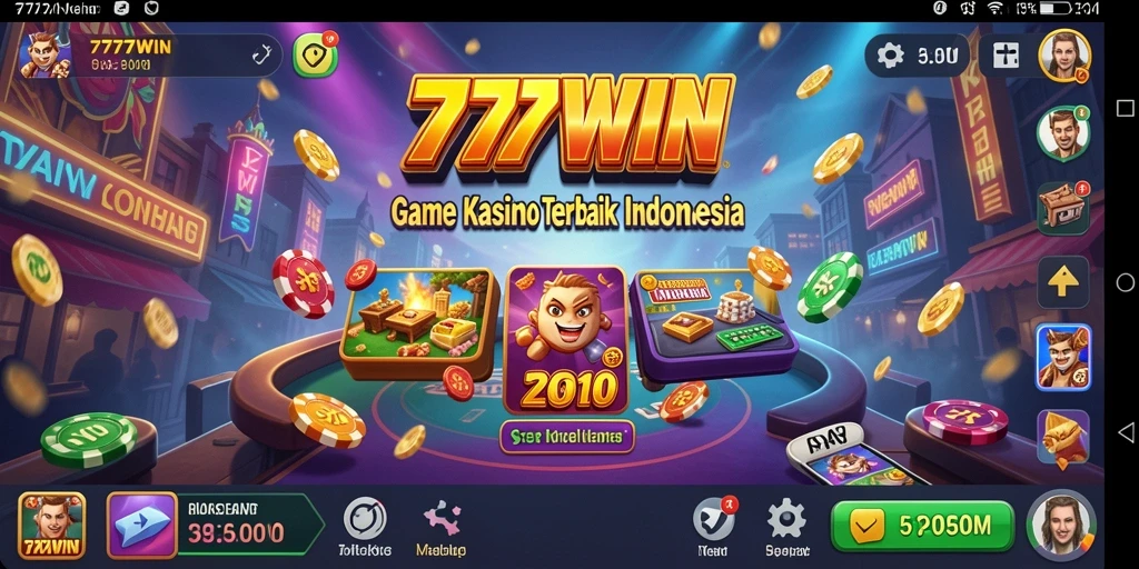 Tampilan gameplay Kasino yang mendebarkan di 777WIN.