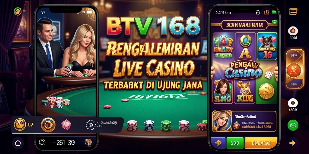 Tampilan menarik dari gameplay BTV168 Live Casino dengan dealer langsung.