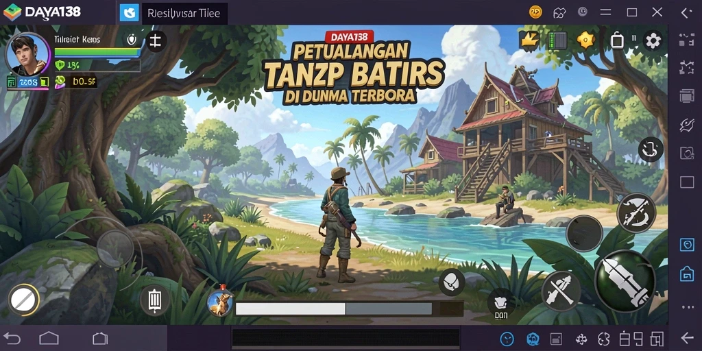 Screenshot menunjukkan gameplay mendalam dalam dunia terbuka.