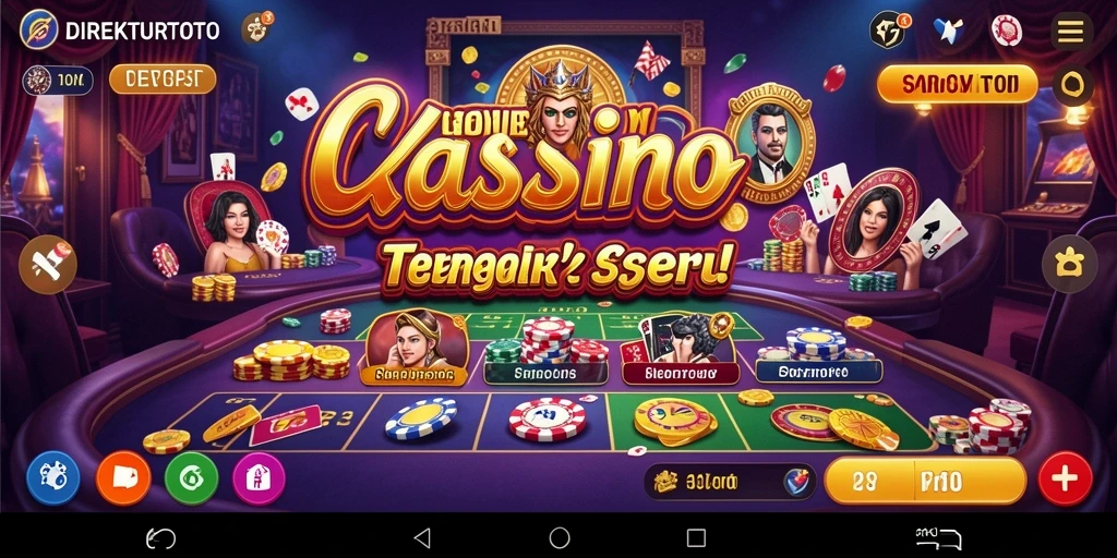 Tampilan gameplay Kasino yang mengasyikkan di DIREKTURTOTO.