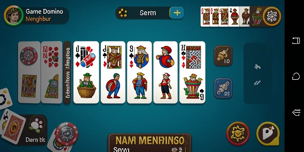 Screenshot F08 menampilkan gameplay Domino yang menegangkan dan seru.