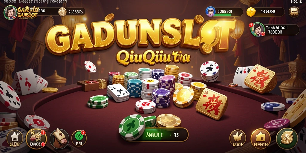 Tampilan gameplay QiuQiu yang menarik dalam GADUNSLOT.