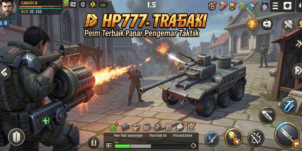 Tangkapan layar menampilkan pertempuran strategis yang mendebarkan.