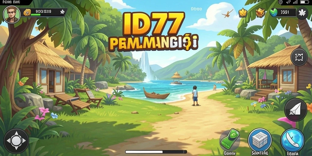 Tangkapan layar gameplay ID777 yang menunjukkan keseruan permainan Casual.