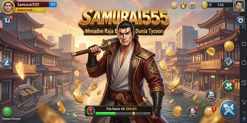 Screenshot utama SAMURAI555 menampilkan gameplay Tycoon yang seru dan interaktif.