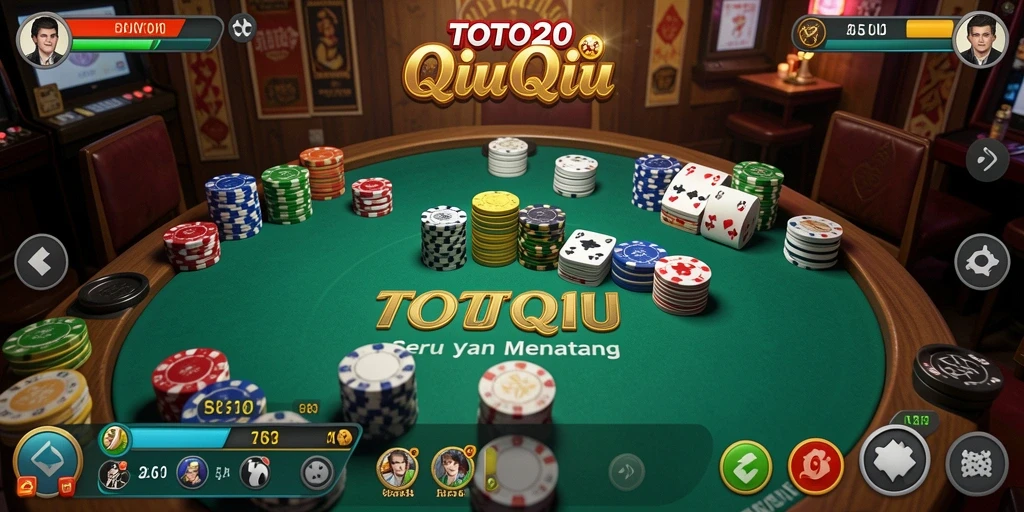 Screenshot gameplay QiuQiu yang mendebarkan di TOTO20.
